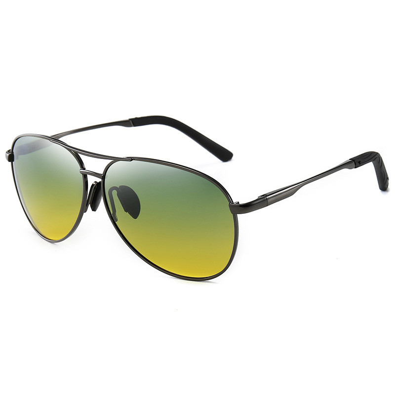 Wholesale Double Bridge Night Vision Eyewear Fashion Custom Sunglasses