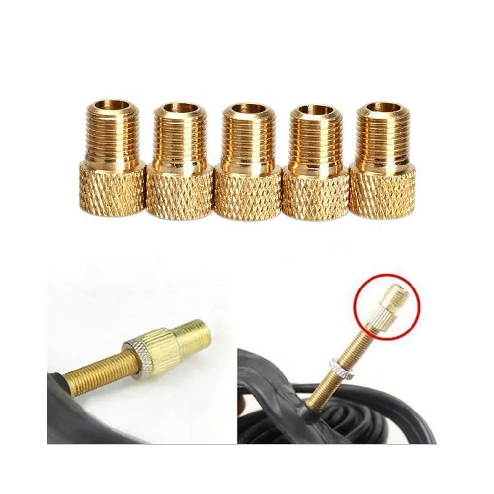 customized Bike Brass Tire Valve Adapter/ Schrader/Presta Tire Valve Connector For Sale