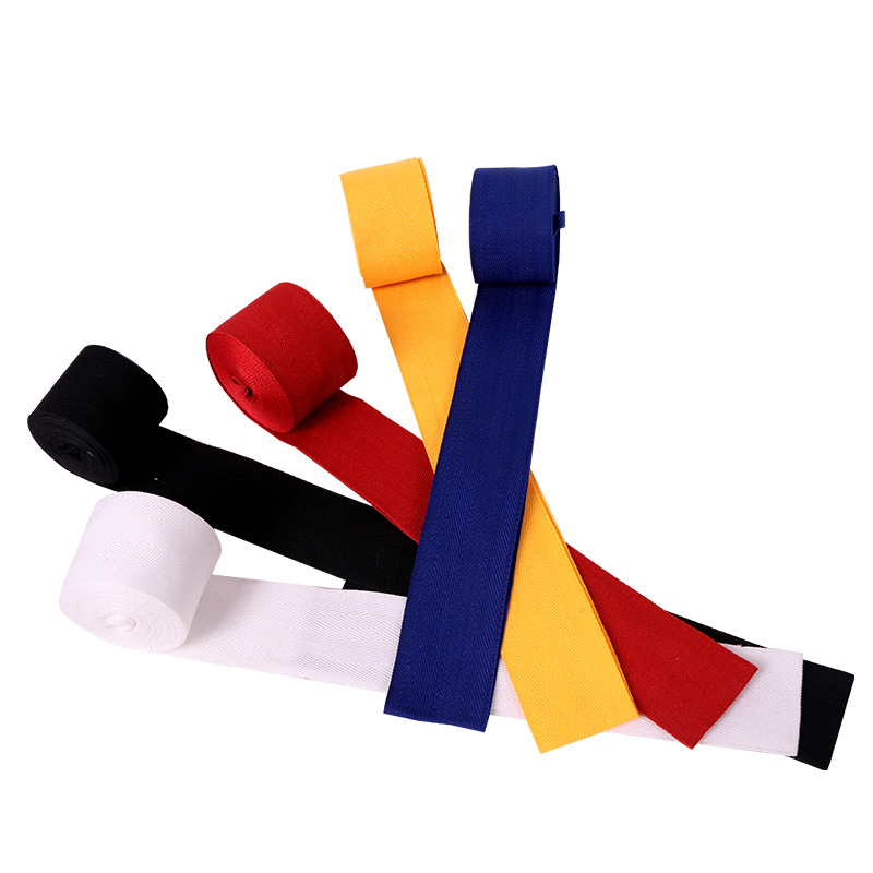 Custom Logo Wrist Protection Pure Cotton Hand Wraps Boxing Training Bandages