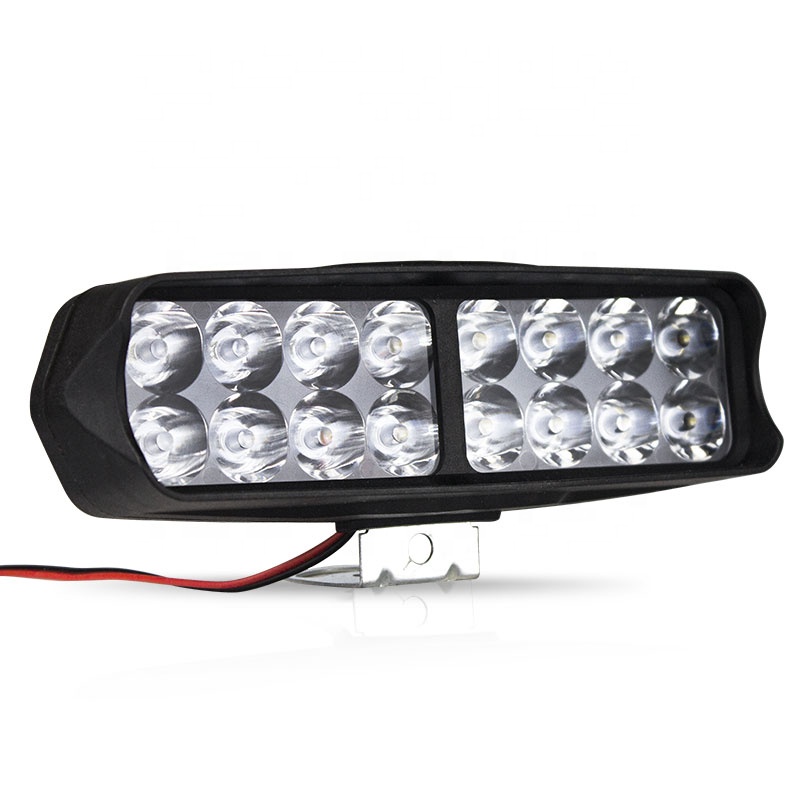 16led 24 Вт светодиодный прожектор со вспышкой грузовик бар задние габаритные огни 12В передние противотуманные фары водонепроницаемый автомобиля led рабочий свет для мотоцикла