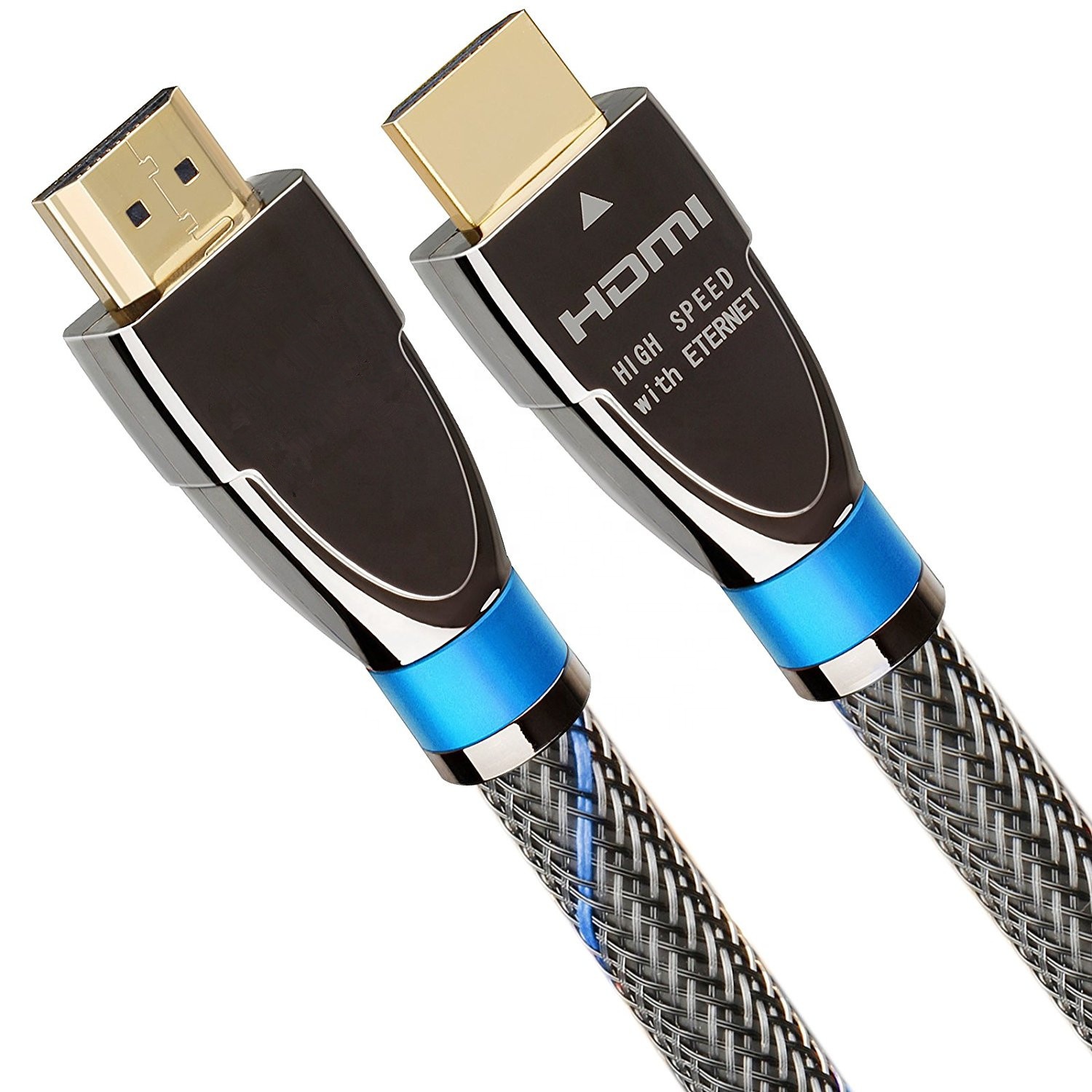 Кабель HDMI 1 м 1,5 м 2 м 3 м HDMI 1080 P 3D 4K OEM нейлоновый плетеный кабель Ultra HD для PS4 HD LCD проектора ТВ ПК ноутбука компьютера