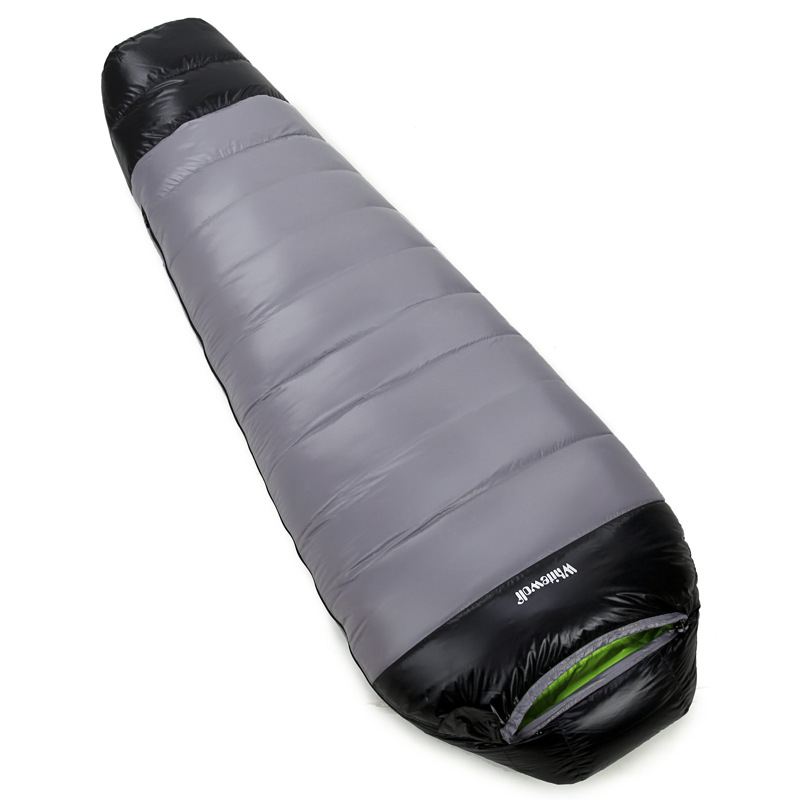 Winter Goose Down Sleeping Bag Adult Mummy Outdoor Camping Sleeping Bag