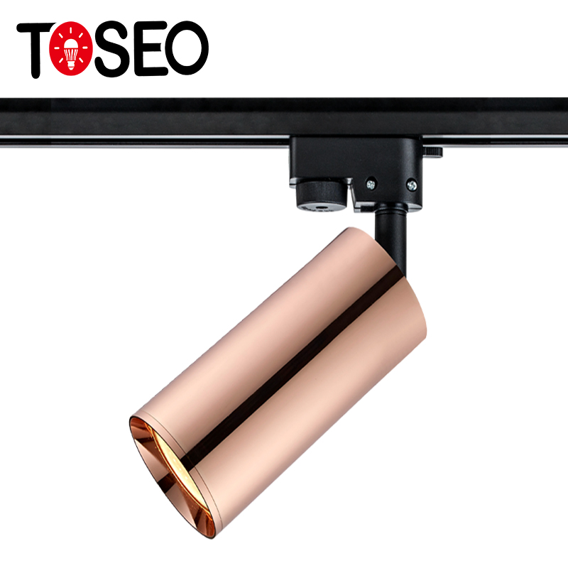 Surface Mounted Spotlight Adjustable GU10 Led Track Lights Aluminum Frame Tracklight