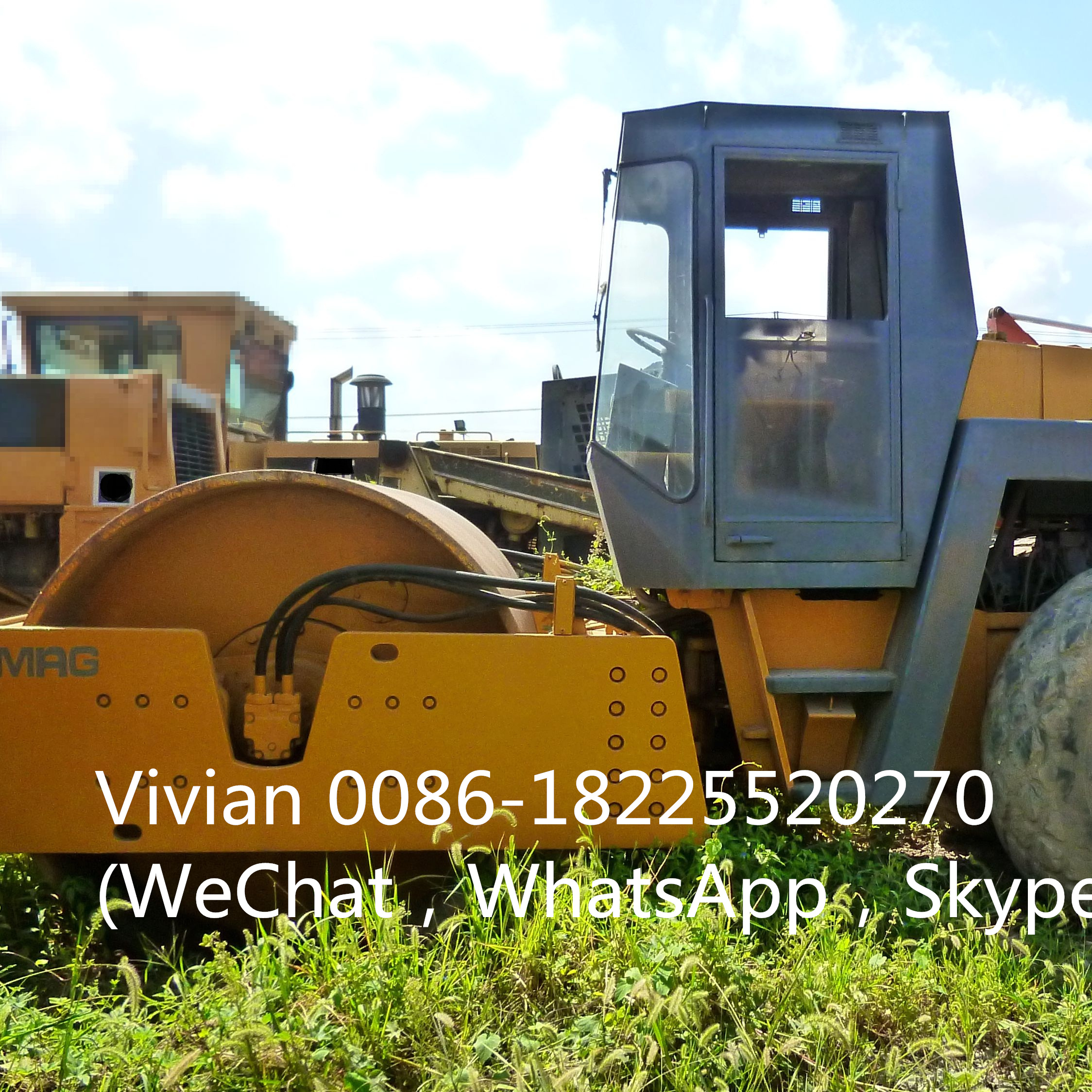 Used Bomag BW217-2 road roller compactor good performance for sale