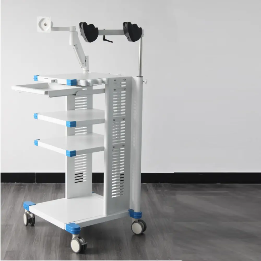Gastroscope Cart With Swing Arm And High Holder Endoscopy Cart