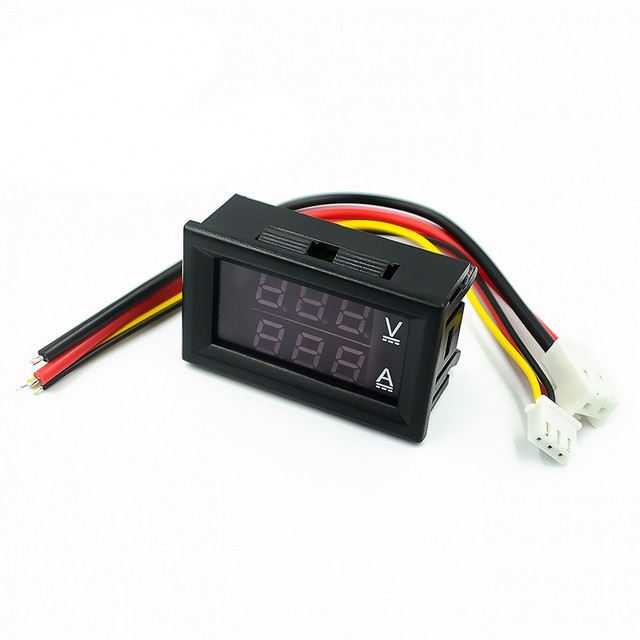 DC 100V 10A 50A 100A LED DC двойной дисплей Цифровой вольтметр постоянного тока Амперметр измеритель напряжения