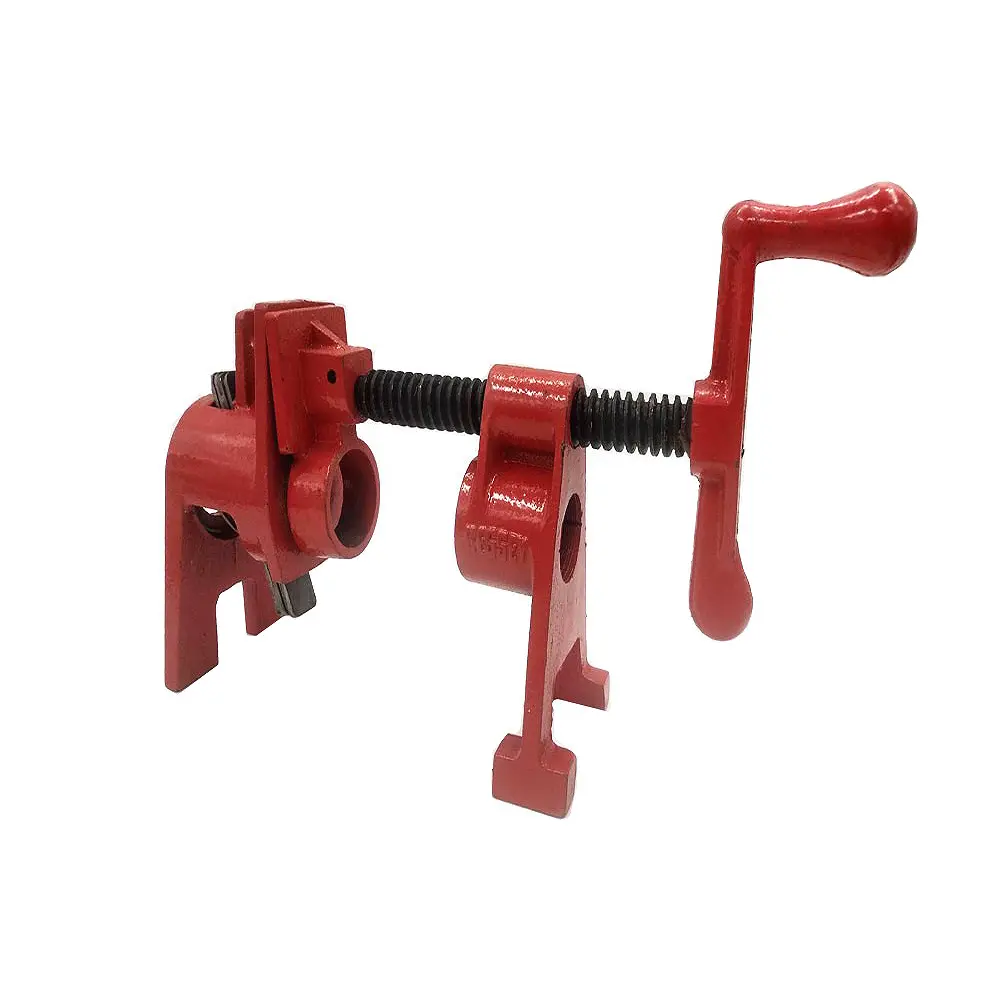 H Style Heavy Duty Wood Gluing Pipe Clamp 3/4 Inch Cast Iron Woodworking Pipe Clamps Carpenters Tool for Assembly Usage 1/2"