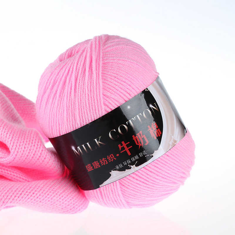 ZENGLONG textile suppliers 21S 3ply 50g 80% long-staple cotton 20% acrylic blended yarns hand knitting yarn milk cotton yarn