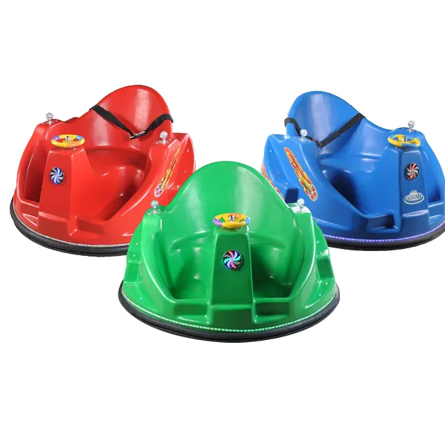 Funny amusement park ride adult kids games operated cars electric bumper car