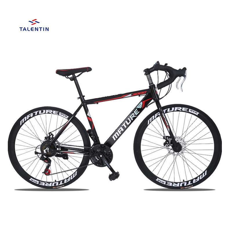 Popular 700C 21Speed Aluminum Frame double disc brake Road Bicycle bicicleta bike