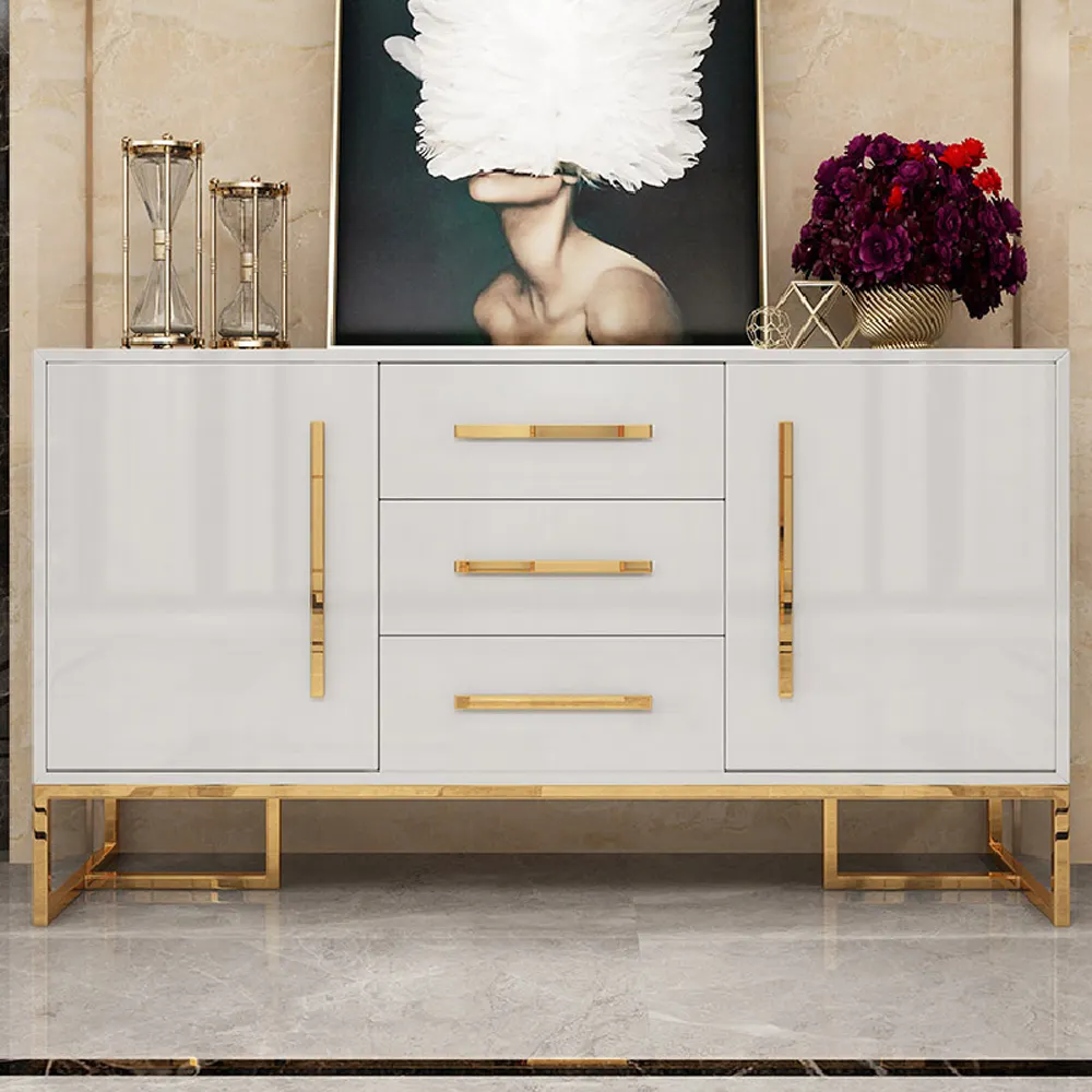 home furniture sideboard marble top buffet sideboard cabinet sideboard luxury modern