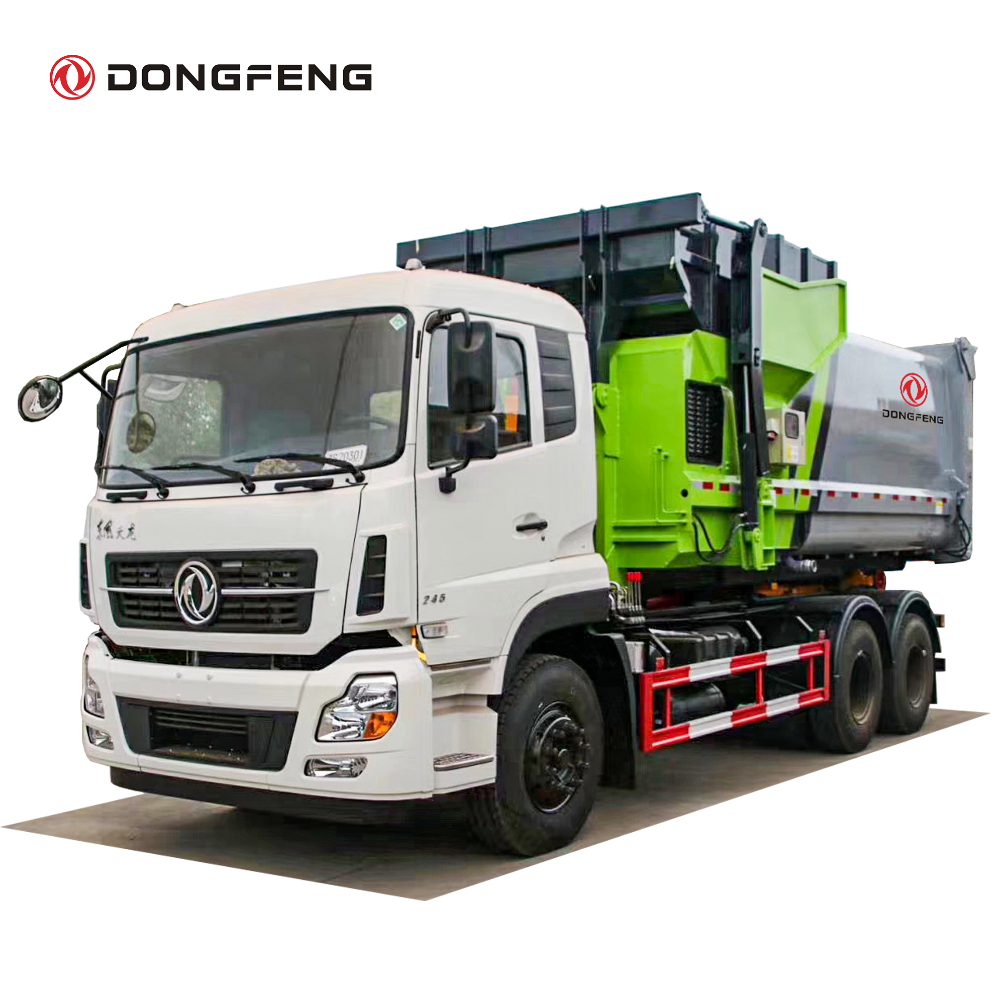 Мусоровоз Dongfeng грузоподъемностью 30 тонн типа LHD с двигателем Cummins 260 л.с.