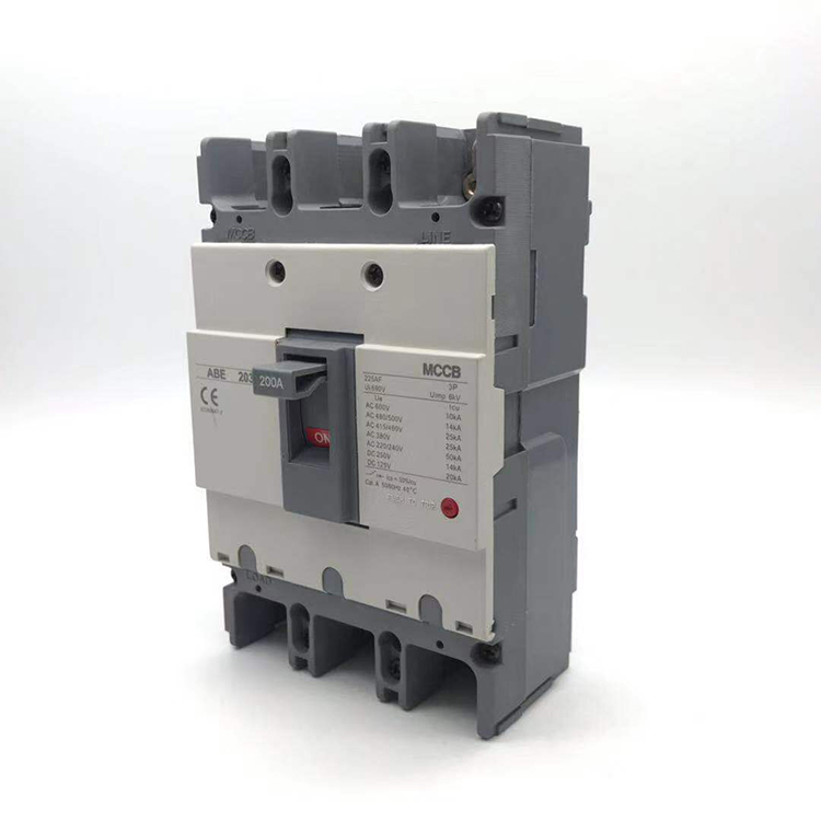 Moulded Case Circuit Breaker MCCB 3 Poles OEM CE power protector European type 160 250 Switch