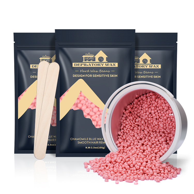 Lifestance Free Sample hard wax beans jar hard wax private label for waxing