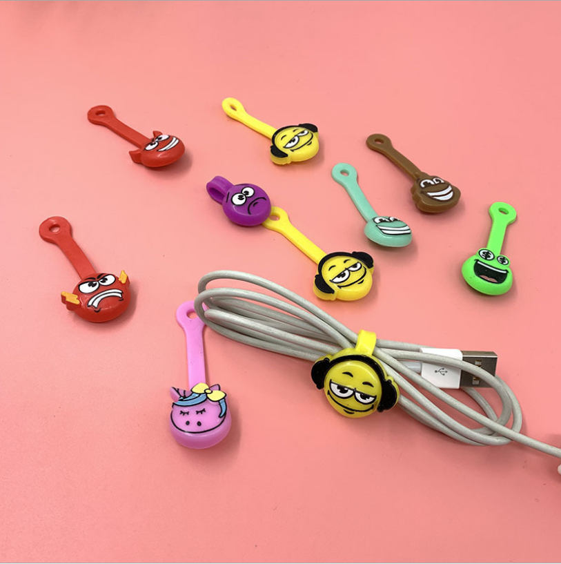 Manufacturers wholesale Colorful Magnetic Twist Ties Strong Magnet Cord Winder Wrap Cable Clips