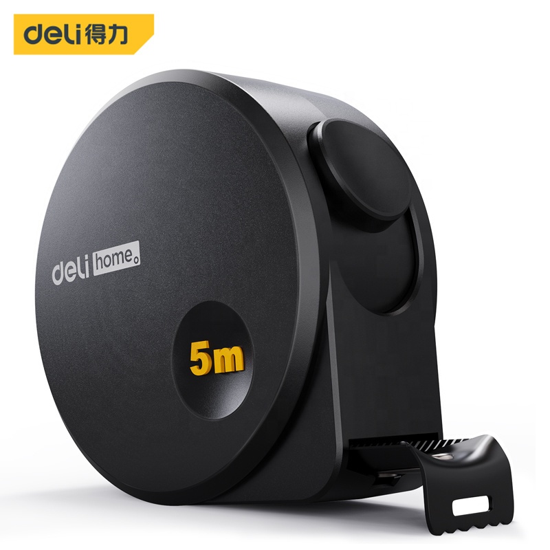Deli HT8316 инструменты 1 шт. 3/5 м черный стальной материал измерительная лента многофункциональная Бытовая деревообрабатывающая портативная