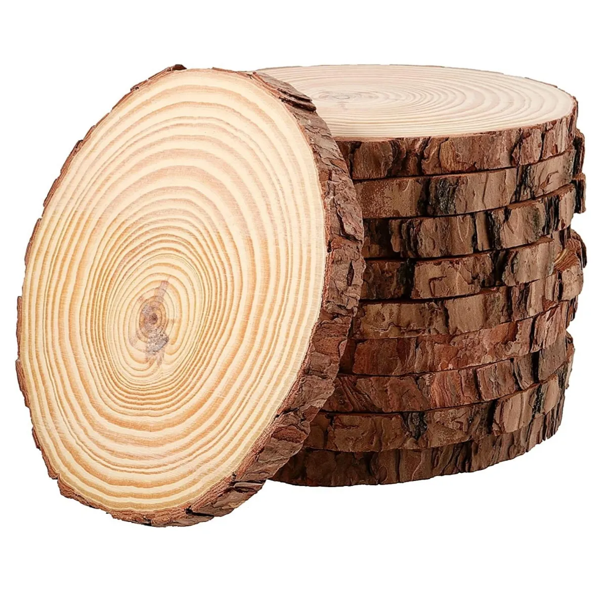 Wholesale Wood Centerpieces For Table Natural Wooden Slices For Craft DIY Drawing
