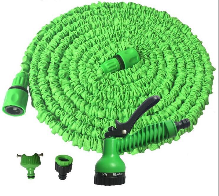 3X Stretch magic pipe High pressure car Garden irrigation Watering Kits - Water gun + hose + 2x hose connector A0100