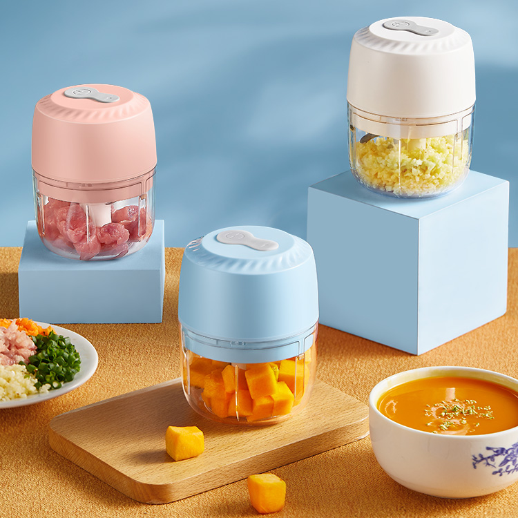 Бытовая техника мини измельчитель еды ручной детский кухонный комбайн