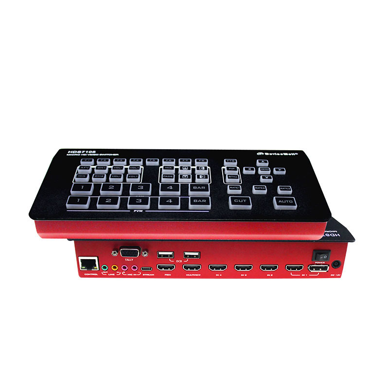 Переключатель видеосигнала Devicewell HDS7105 ver2021 5-канальный 1080P SDI Devicewell