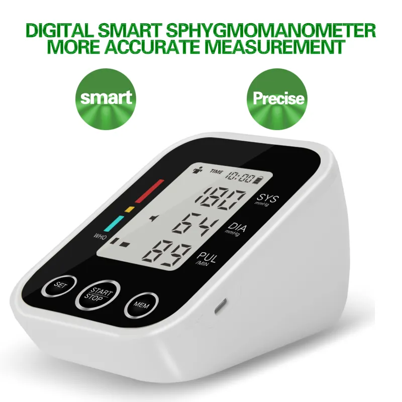 CE Approved Home And Medical Sphygmomanometer Bp Monitor Tensiometros Digitales Blood Pressure Monitor