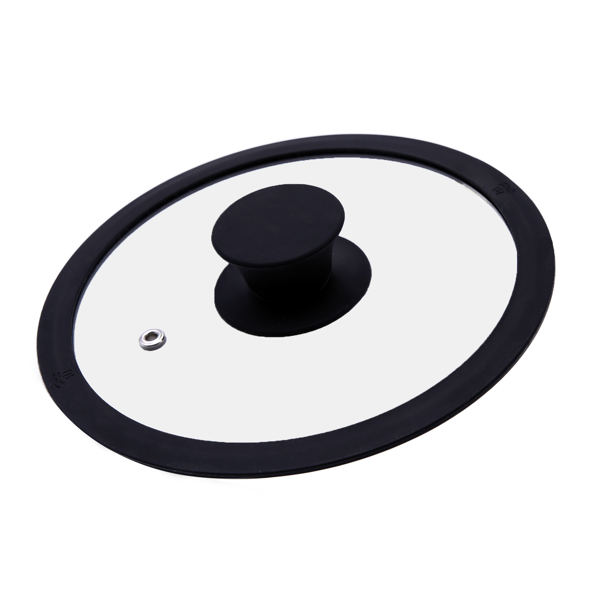 20cm Flat Glass Lid Cookware Set Kitchen Supplies Round Lid