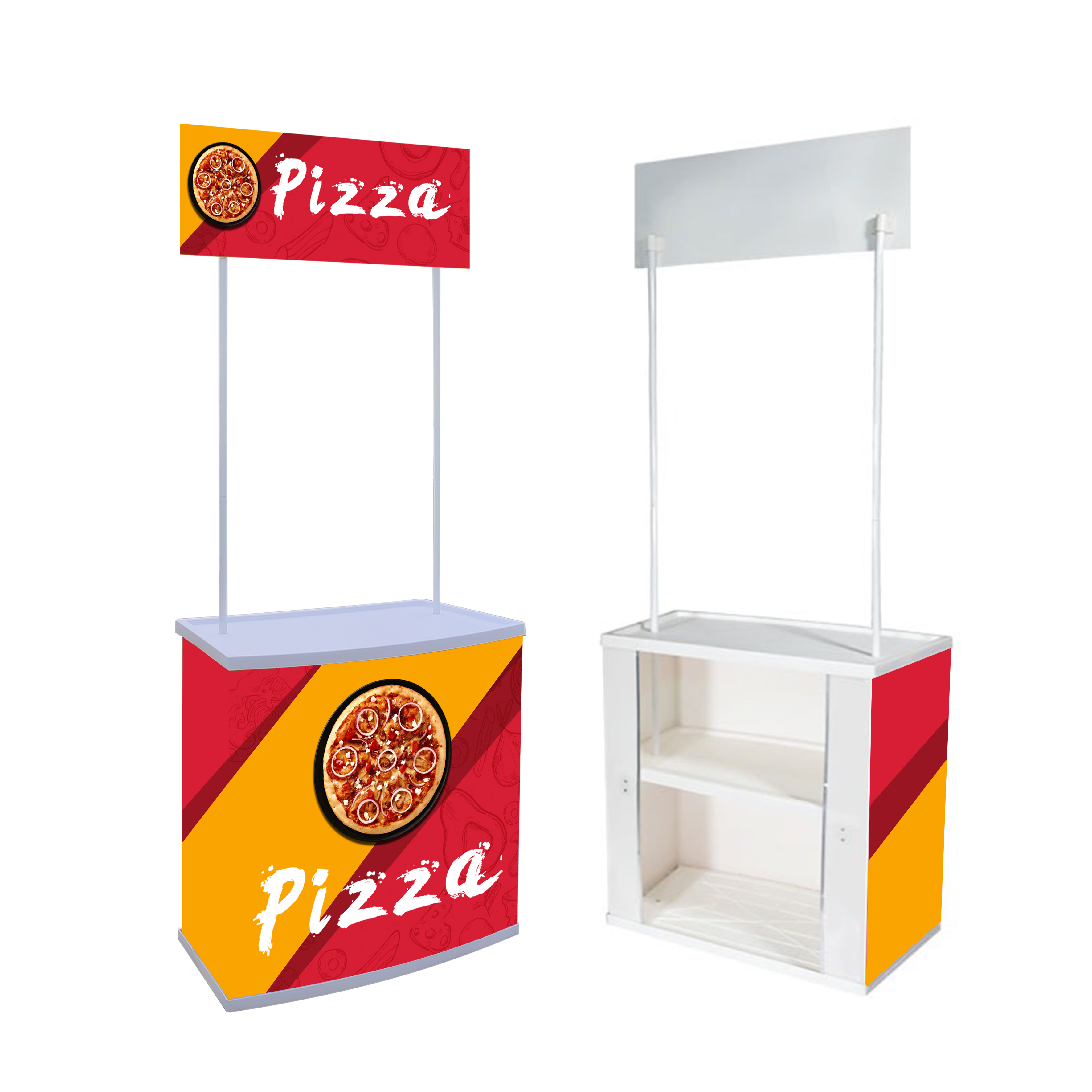Portable Promotion Counter Table Foldable Booth Kiosk Good Selling Trade Show Display Banner Stand