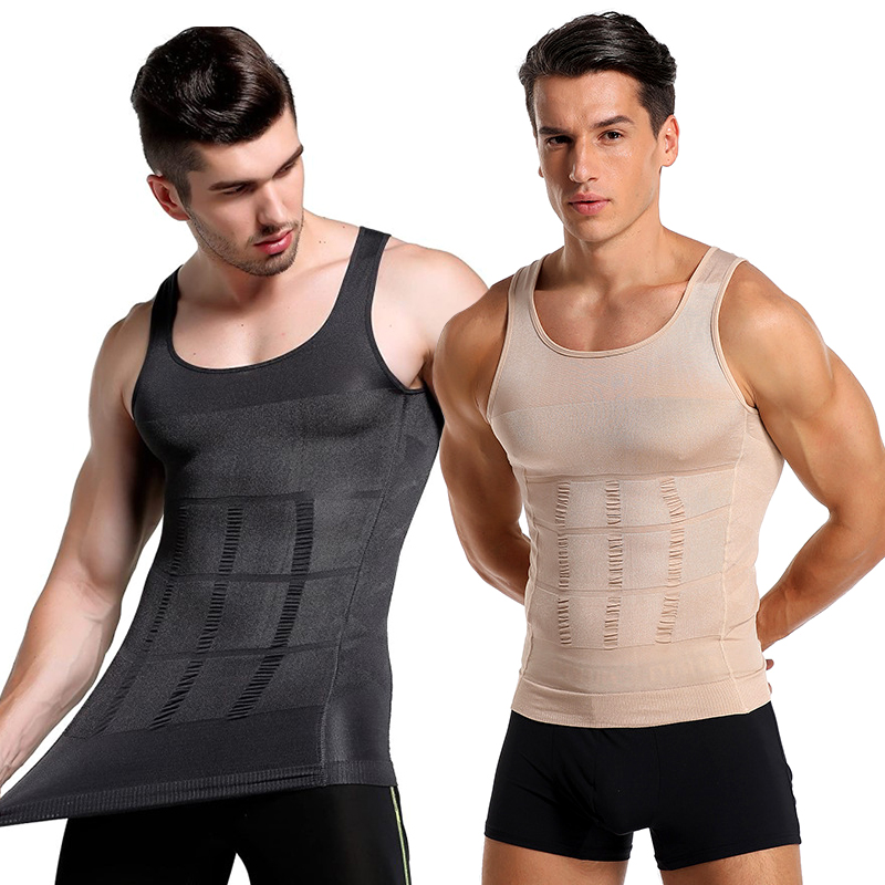 Best Seller Workout Fittness Gym Body Sculpting Shapewear Corset High Waist Full Body Shaper Vest For Men