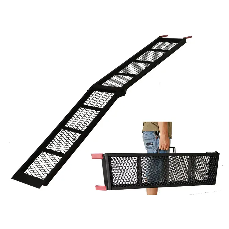 Truck Trailer Loading Ramps ATV Car Ramp Steel Ramp Mesh