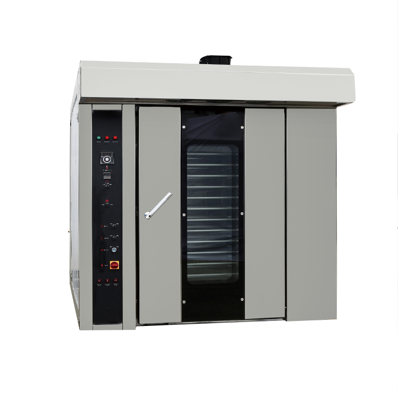 Factory price Commercial Bakery Oven Diesel Fuel Type 16 Trays Oven rotary Baking oven for bread