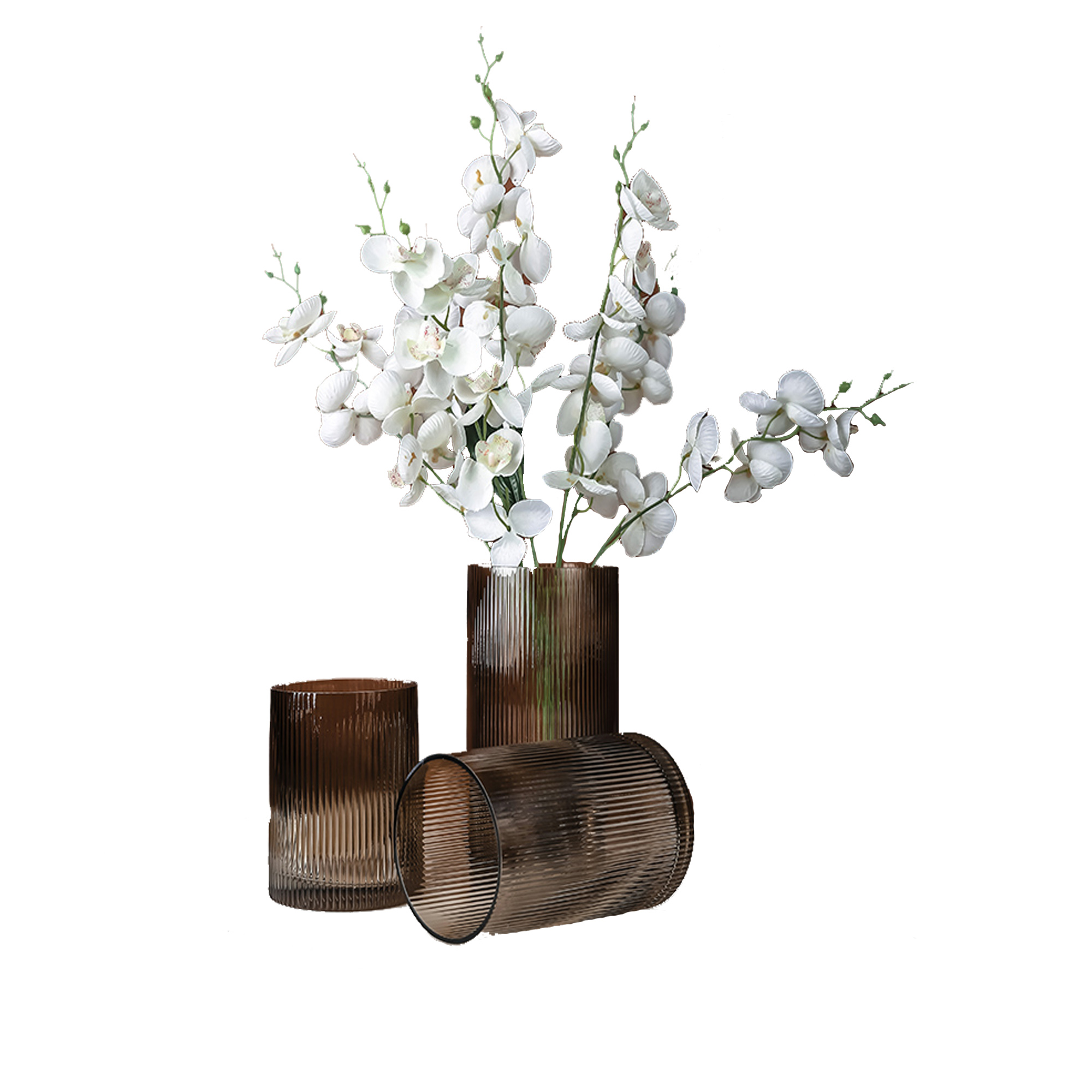 China Longstar Glass Vase Wholesale Flower Branch Plants Vase