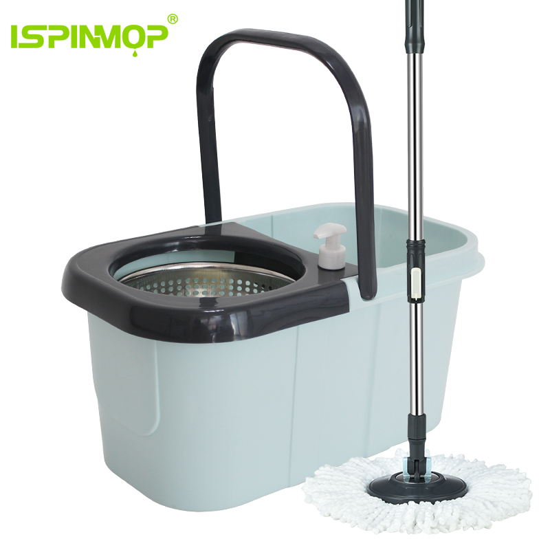 Bucket Microfibre 360 Spin Hot Floor Cleaning Mop Professional