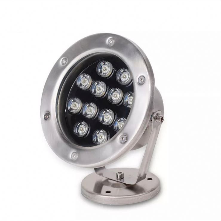 Outdoor IP68 316L stainless steel waterproof RGB RGBW submersible underwater led fountain light for fountain