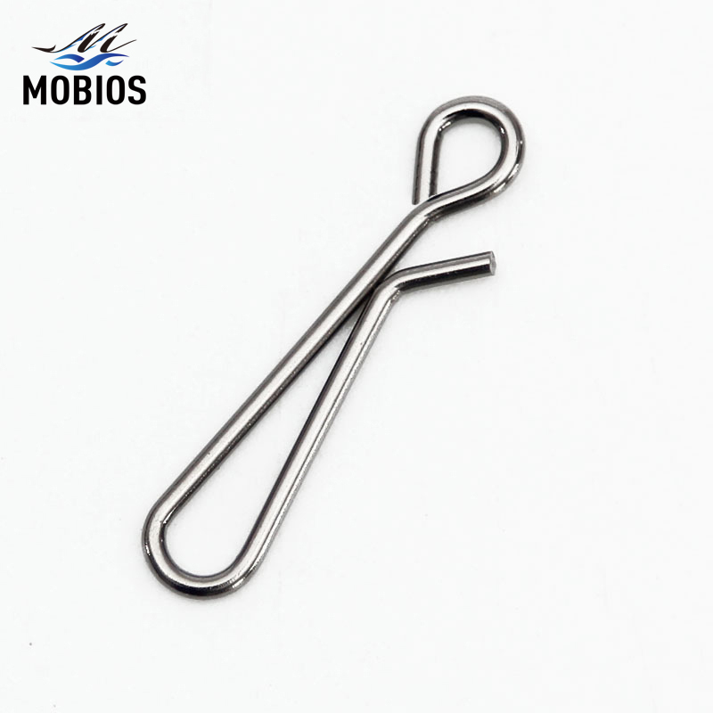 MOBIOS 2# - 8# Hanging Snap B  Fishing Accessories Snap Connector Stainless Steel HP10362
