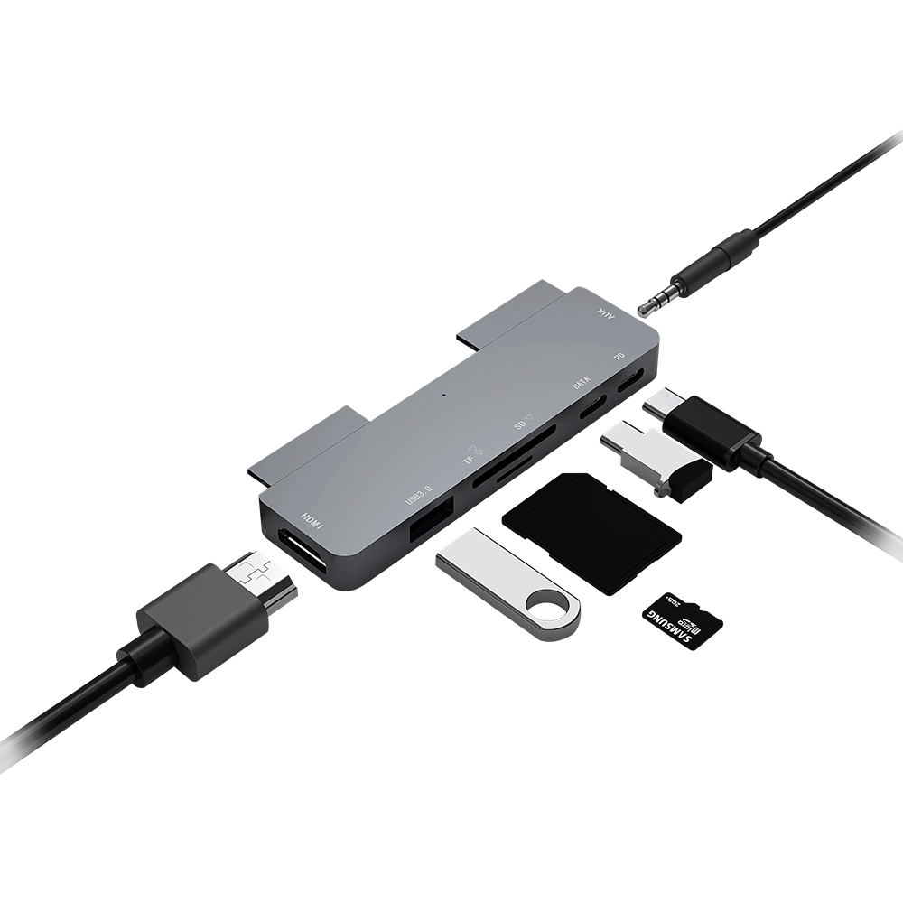 Imac USB C аксессуары Портативный USB C концентратор адаптер для ноутбука планшета периферийные устройства