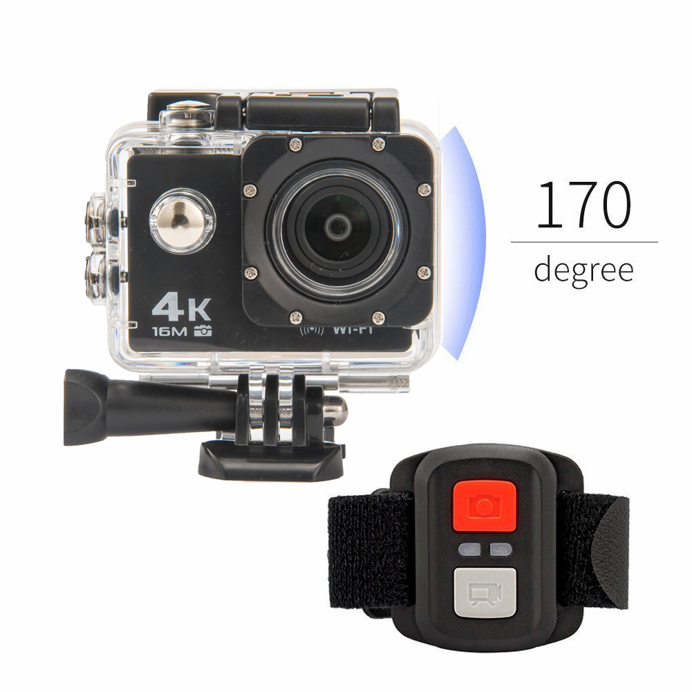 Хит продаж, водонепроницаемая Спортивная Экшн-камера Ultra HD 2160P с Wi-Fi, 4K, с дистанционным управлением 2,4 ГГц для мотоцикла