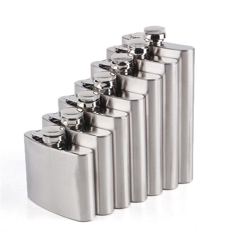 Hot Sale Stainless Steel Hip Liquor Flask Whiskey Alcohol Pocket Wine Bottle Dropshipping