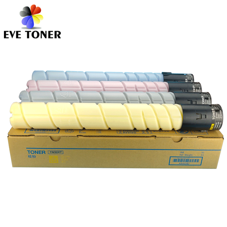 Zhuhai Toner Cartridge Factory Copier Toner Cartridge Konica Minolta Bizhub C258 C308 C368 For TN324