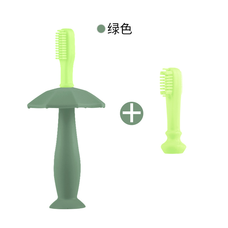 High Quality Soft Training Baby Toothbrush Silicone Colorful silicone Teether For Baby