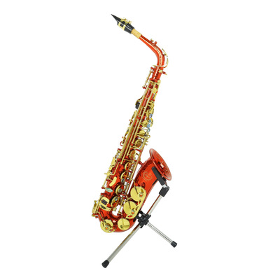 LADE Brand universal for alto tenor soprano portable folding saxophone stand with leather bag