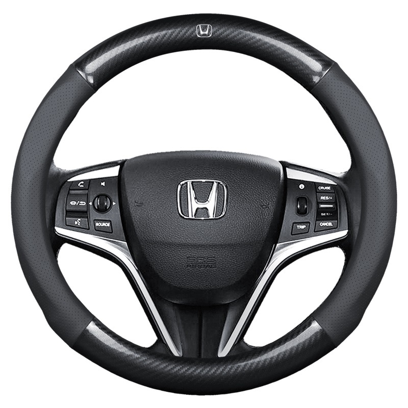 Luxury Universal Car Accessories Super Fiber Leather Carbon Fiber Car Steering Wheel Cover