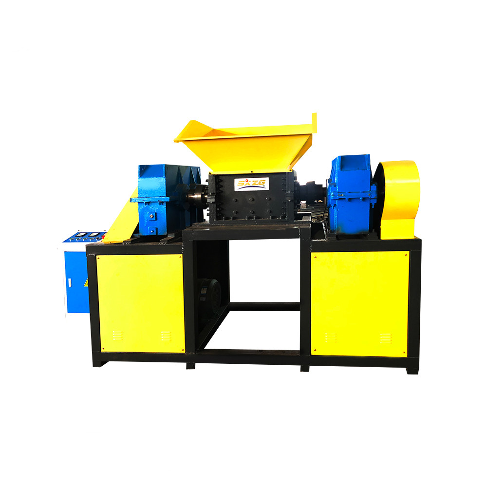 Dead animal 100hp iron cable steel scrap wood plastic bottle chipper shredder machine
