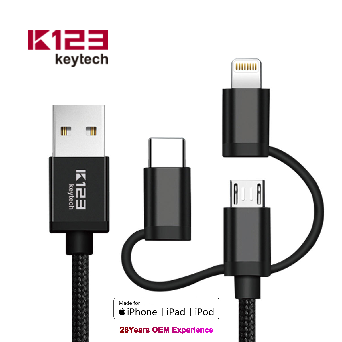 Для iPhone Type C Mico Android для Samsung мобильный телефон зарядное устройство кабель для iphone 4 4s 5 6 7 8 11 кабель orginal 3 в 1 USB кабель