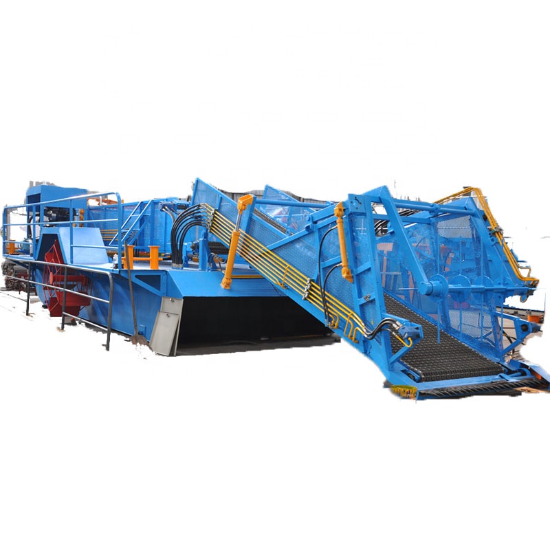 China new designed river lake sea water weed harvester for hot selling