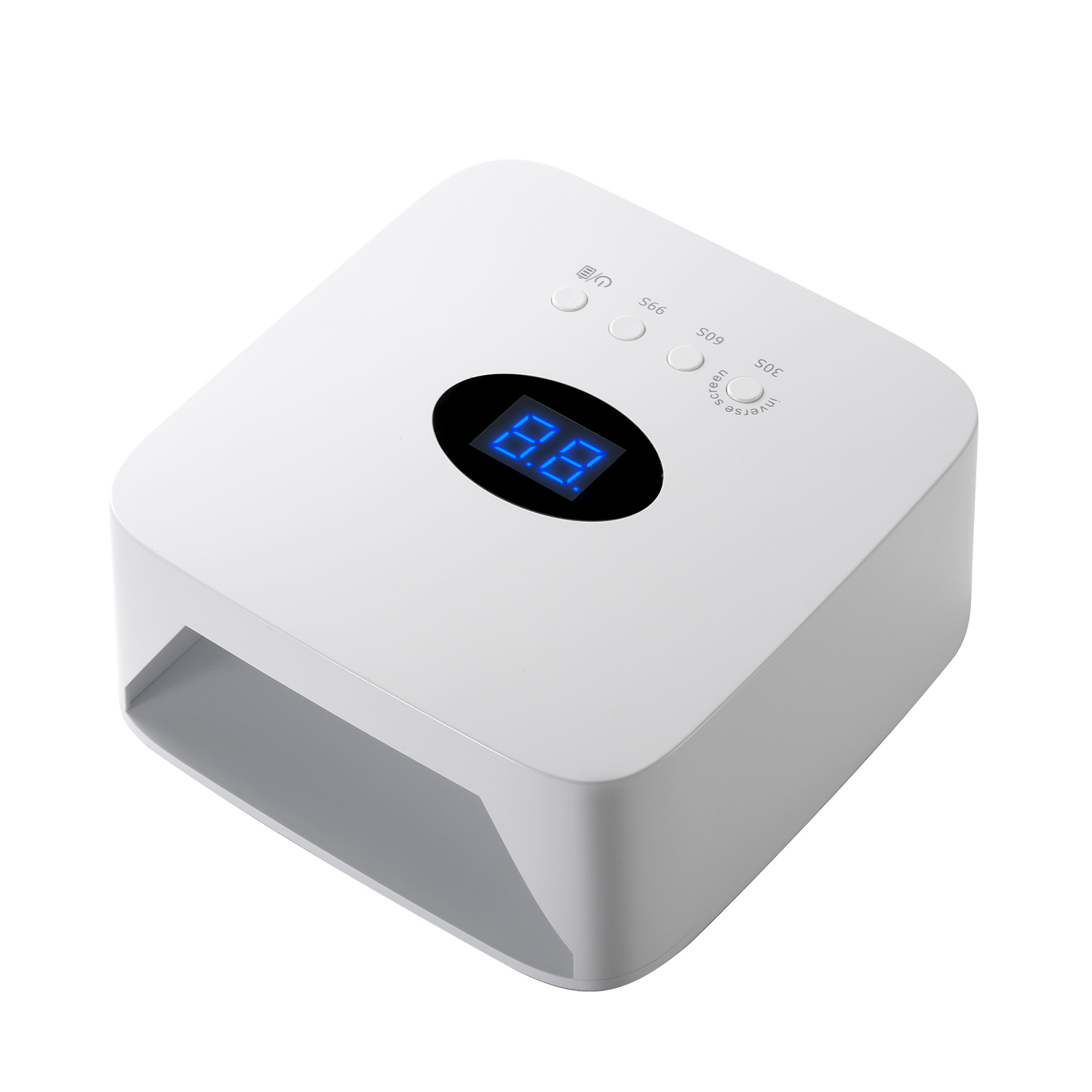 Cordless rechargeable 365+405nm UV LED nail lamp professional 54W multi function quick dryer machine LED portable power bank