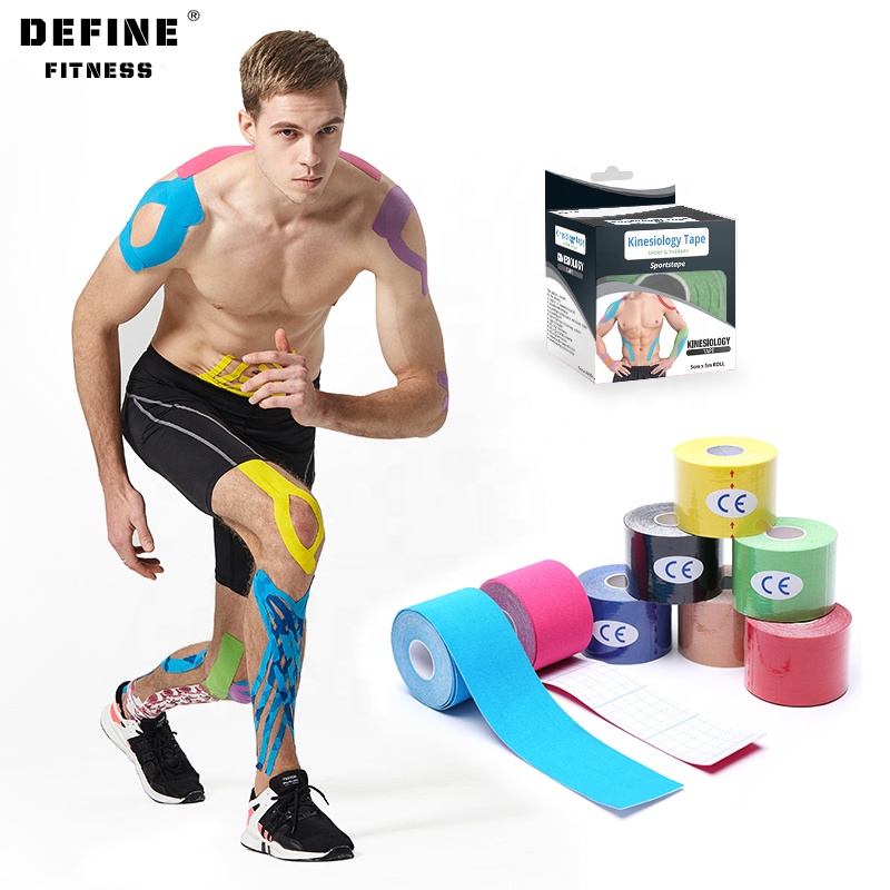 Кинезиологическая лента Define-Sports, спортивная лента для мышц