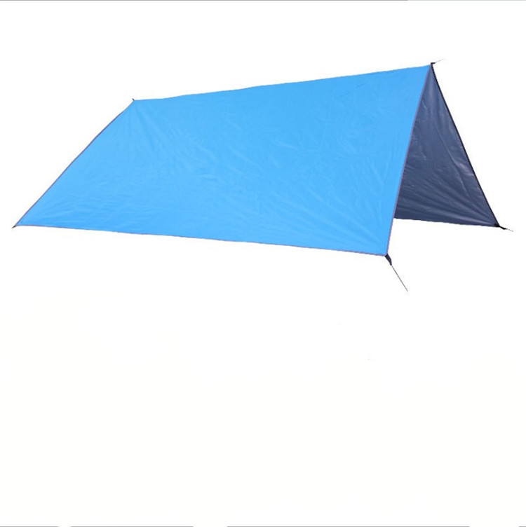 Multi-functional camping shading waterproof moisture-proof mat super light rain canopy canopy