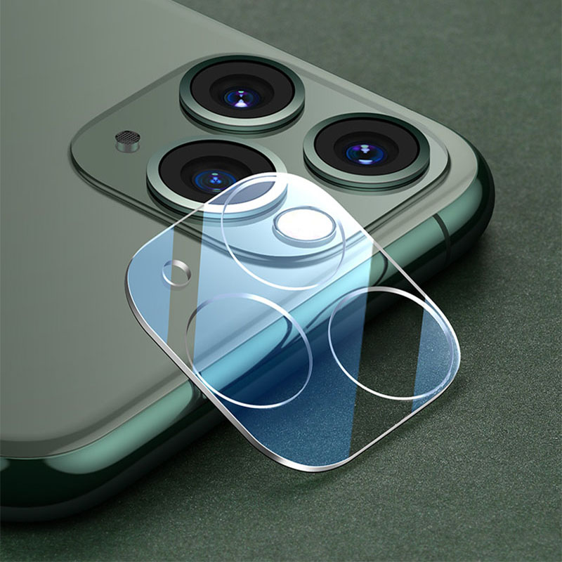 Закаленное стекло 9D для объектива камеры iPhone 12 Pro Max 11, Защита экрана для Apple XS MAX 6s 7s 8s Plus HD, пленка для задней камеры