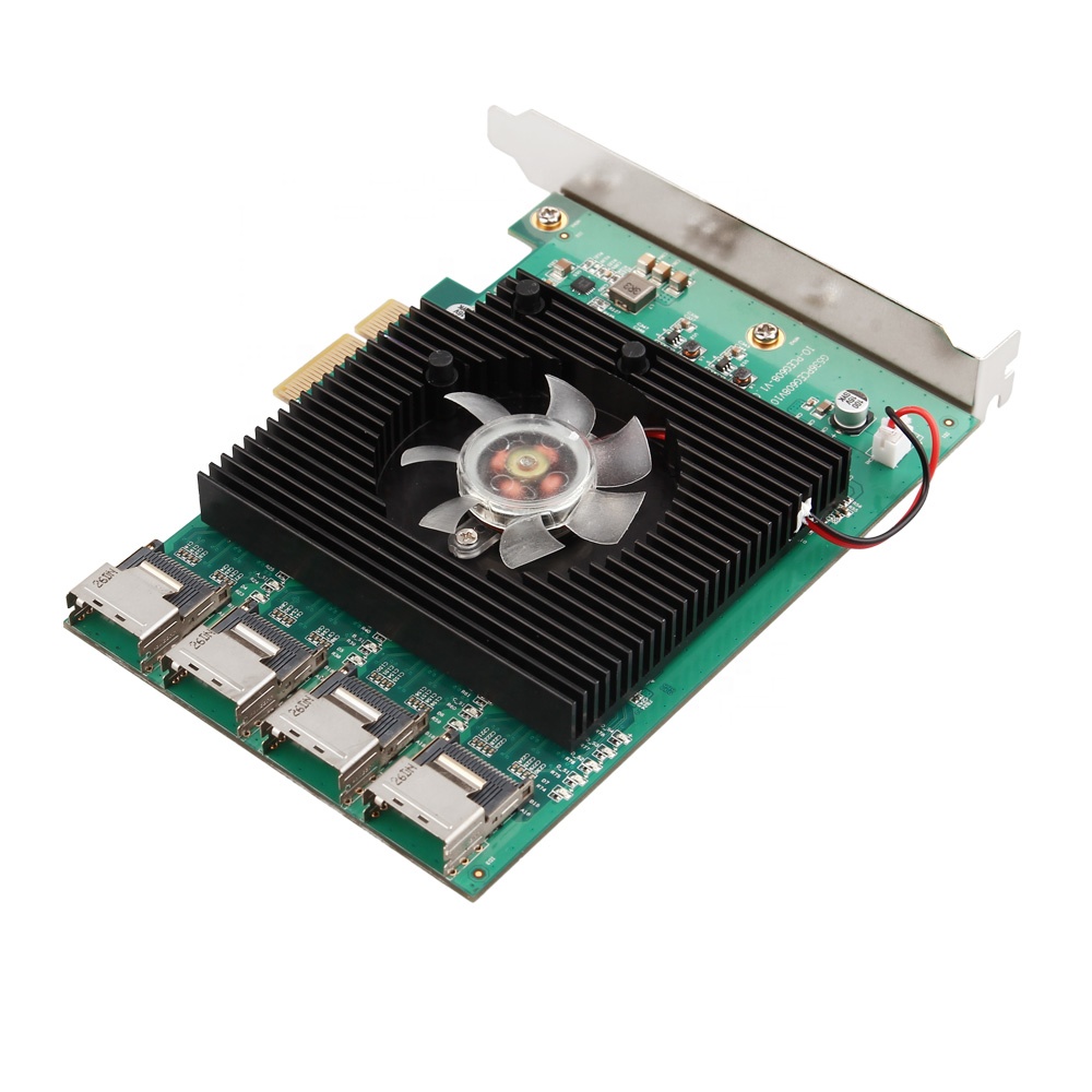 Новое обновление версии 16-портовый PCIe SATA III 6G контроллер карты