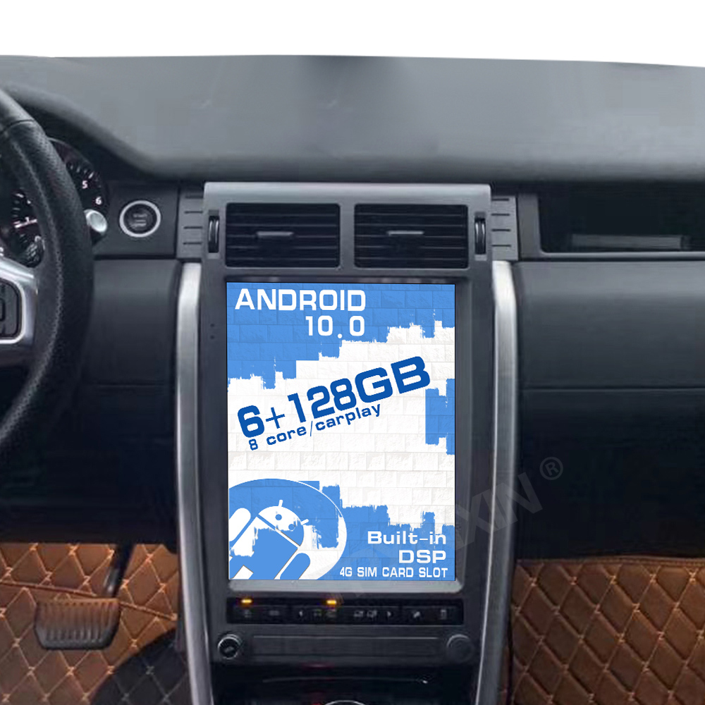 Радио с экраном Tesla 128 ГБ для Land Rover Freelander 2015 - 2019 Android мультимедийный видеоплеер Автомобильный GPS-навигатор Аудио